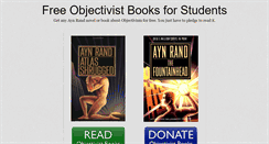 Desktop Screenshot of freeobjectivistbooks.org
